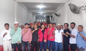 Majlis GAM Wilajah Kuta Pase menetapkan Husaini POM sebagai Wakil Wali Kota Lhokseumawe mendampingi Sayuti Abubakar sebagai calon wali kota yang diusung Partai Aceh, Kamis, 27 Juni 2024. Foto: Istimewa