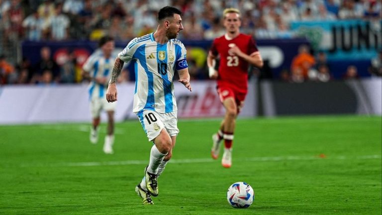 Lionel Messi di semifinal Copa America 2024. Foto: Instagram @leomessi