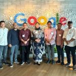 Pj Bupati Nagan Raya Fitriany Farhas bersama rombongan di kantor Google Indonesia, Jakarta. Foto: Humas Nagan Raya