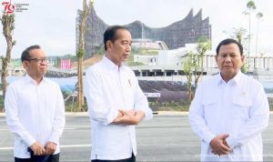 Keterangan Pers Presiden Jokowi dan Menhan Prabowo di IKN, 12 Agustus 2024. Foto: Tangkap layar video Sekretariat Presiden