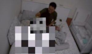 Tangkapan layar video CCTV suami KDRT selebgram Cut Intan Nabila. Foto: dokumentasi Instagram @cut.intannabila