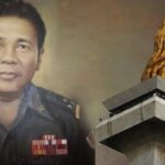 Ilustrasi Teuku Markam dan emas Tugu Monas yang disumbangkannya. Foto: maa.acehprov.go.id