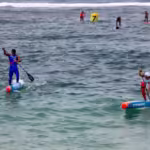 Pertandingan Cabang Olahraga Stand Up Paddle di Pulau Kapuk, Lhoknga, Aceh Besar, Foto: Instagram/sup_id