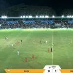 Laga tim sepak bola Aceh versus Sulawesi Tengah di Stadion H Dimurtala, Lampineung, Banda Aceh, Sabtu malam, 14 September 2024. Foto: Tangkapan Layar iNews