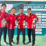 Tim Beregu Putra Petanque Aceh. Foto: Istimewa