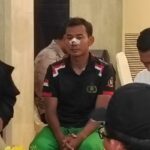 Kapten tim sepak bola Sumut Alif Eka Rizky dengan luka di hidung usai dikeroyok di Hotel Medan, Peunayong, Banda Aceh. Foto: Dok Tim Sumut