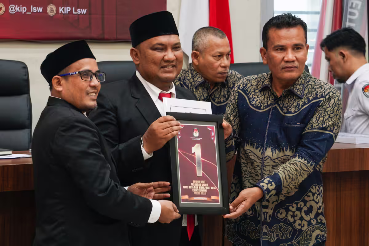 nomor urut walkot yasir