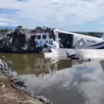 Pesawat Perintis SAM Air Jatuh di Area Tambak Dekat Bandara Pohuwato Gorontalo