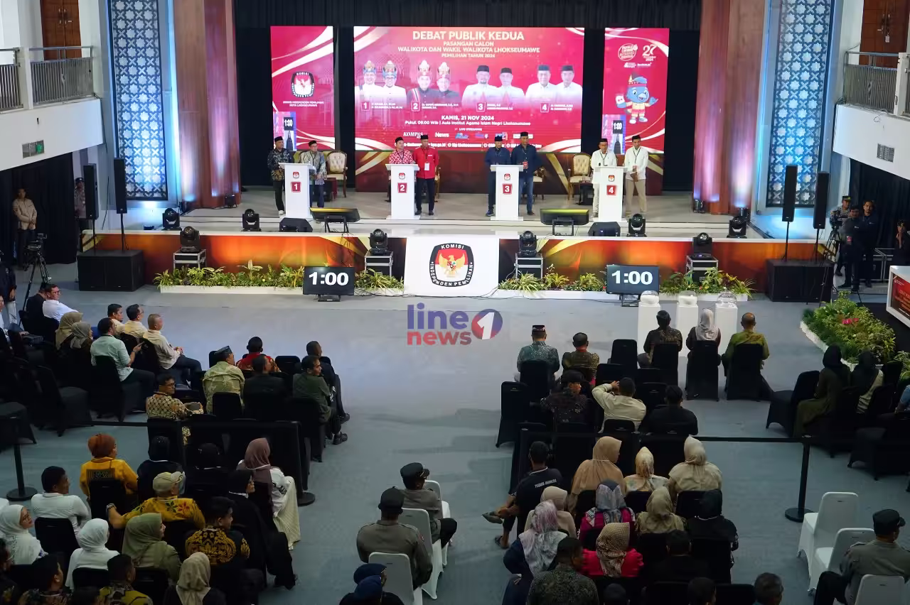 debat kedua pilkada lhokseumawe line1news yasir9