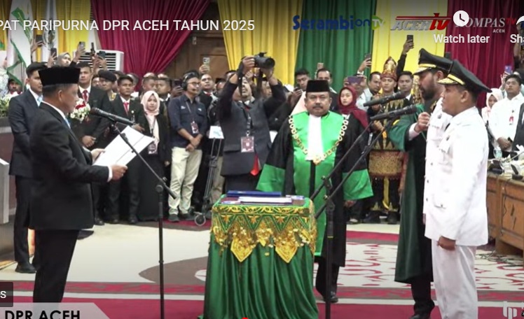 Mendagri lantik Mualem Gubernur Aceh