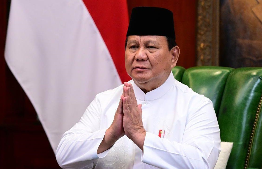 Prabowo ucapkan selamat Idulfitri 1446 H
