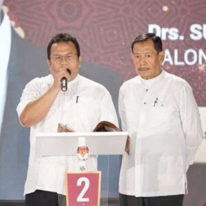 Zulkifli Suradji saat debat publik