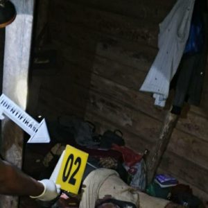 Inafis Satreskrim Atim indentifikasi mayat