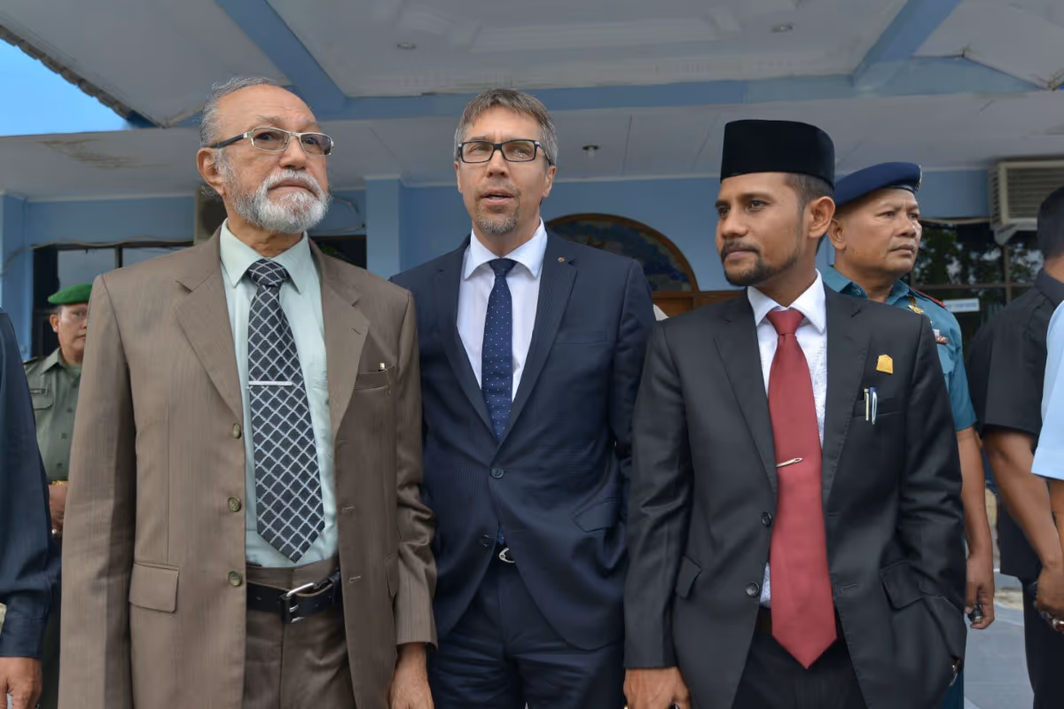 Malik Mahmud bersama Juha dan Muharuddin