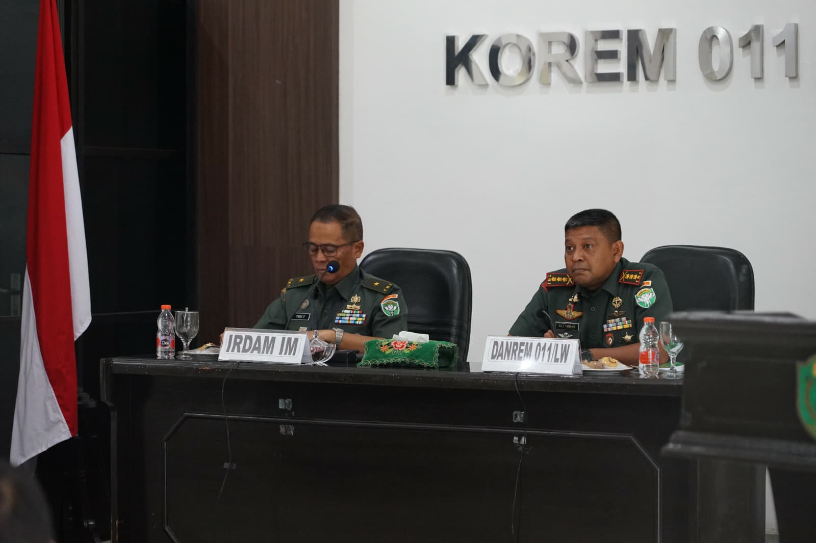 Irdam IM bersama Danrem Lilawangsa