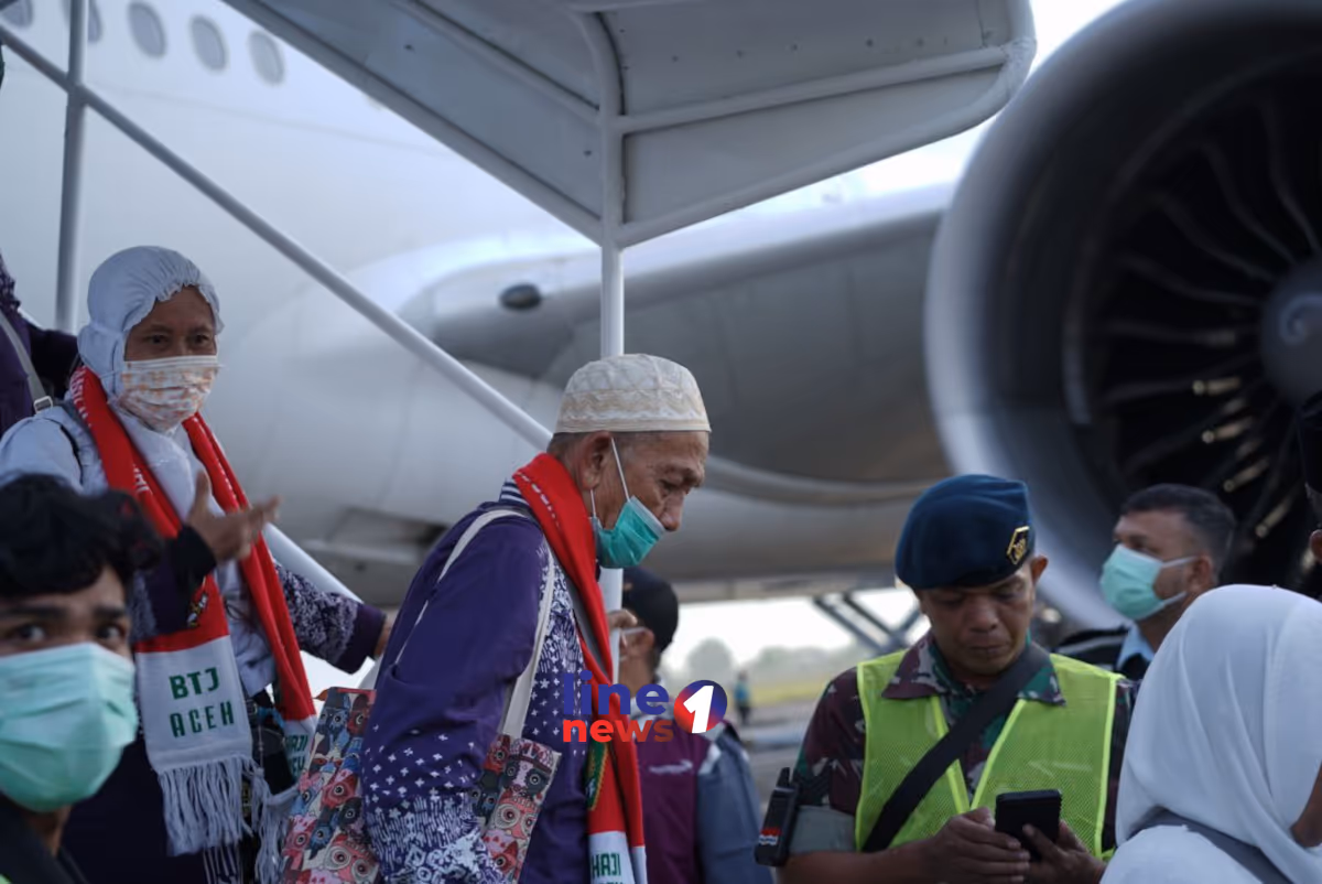 Jemaah haji Kloter pertama Aceh