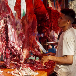 Lapak Daging Lhokseumawe Line1News Yasir6