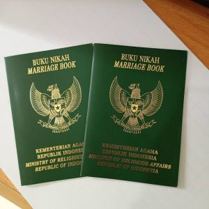 Ilustrasi buku nikah