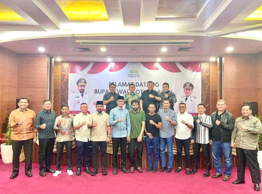 Mualem dan bupati wali kota