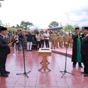 Pelantikan BJ sebagai Sekda Aceh Besar