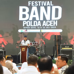 Pembukaan Festival Band Polda Aceh