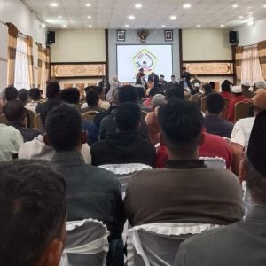 Pertemuan nelayan cangkul dengan Bupati Haili Yoga