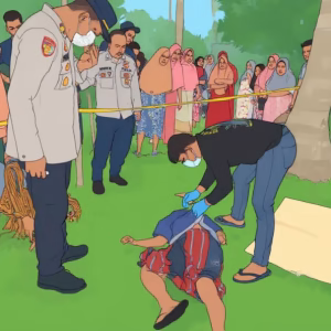 Proses identifikasi dan evakuasi jenazah Jafar