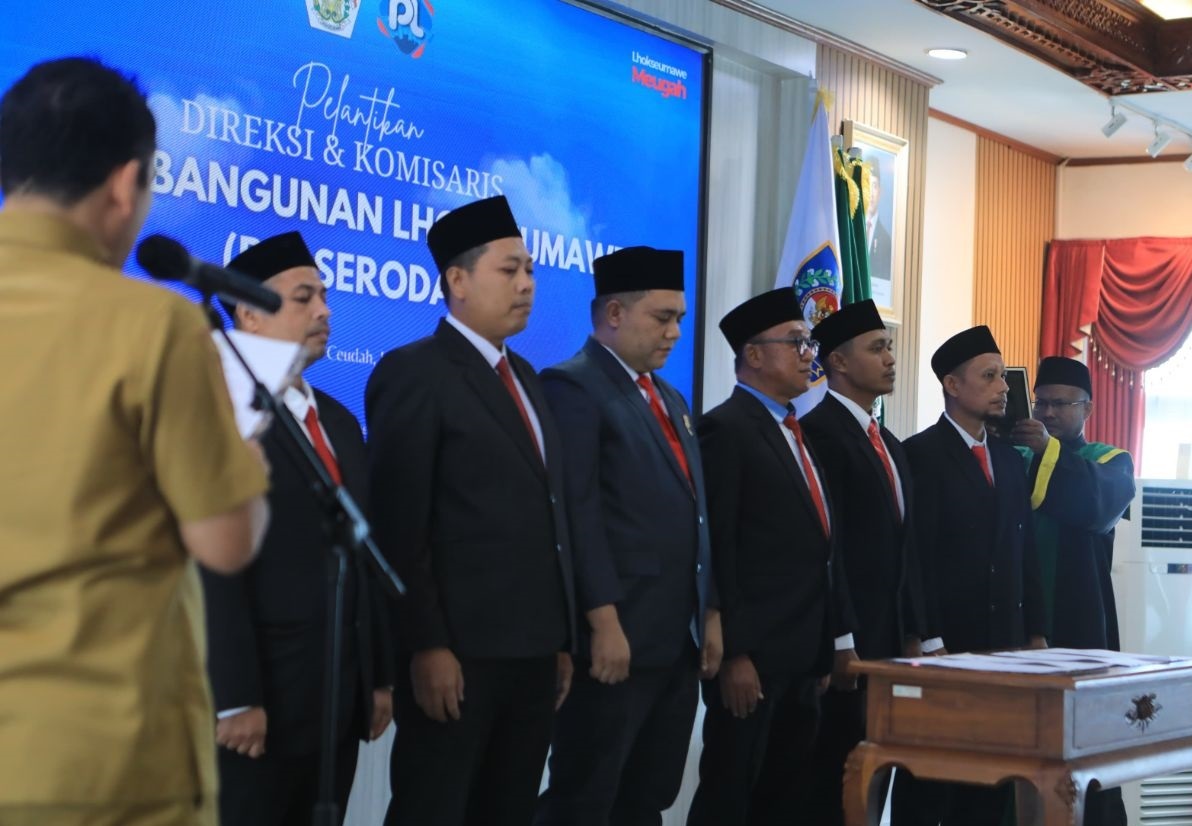 Wali Kota Sayuti lantik Komisaris dan Direksi baru PTPL