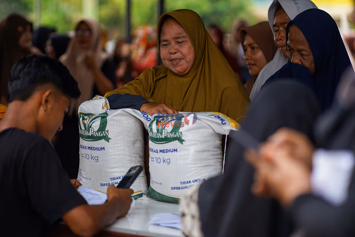 penyaluran beras bantuan pangan line1.news yasir (4)