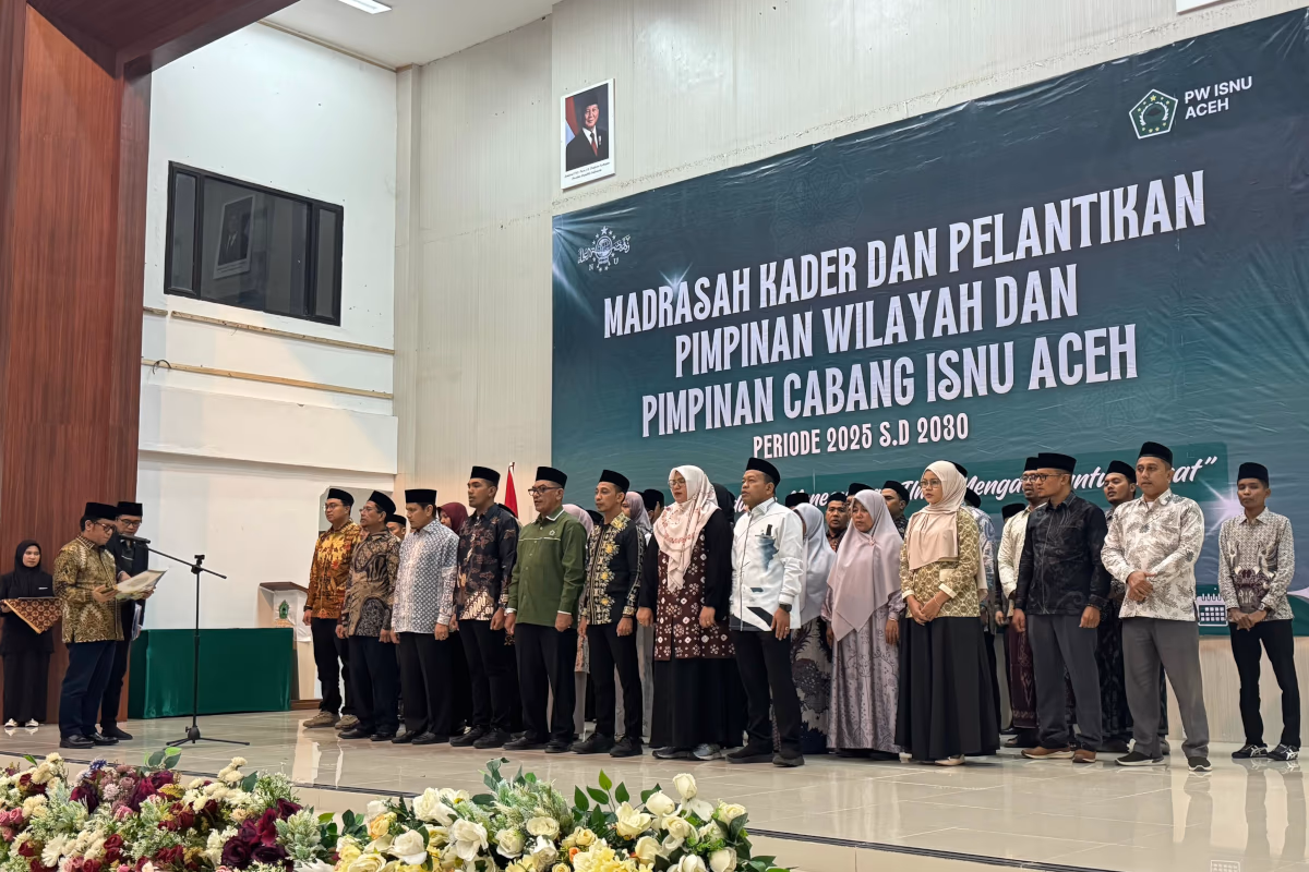 Pelantikan ISNU Aceh dan ISNU Cabang se Aceh periode 2025 2030