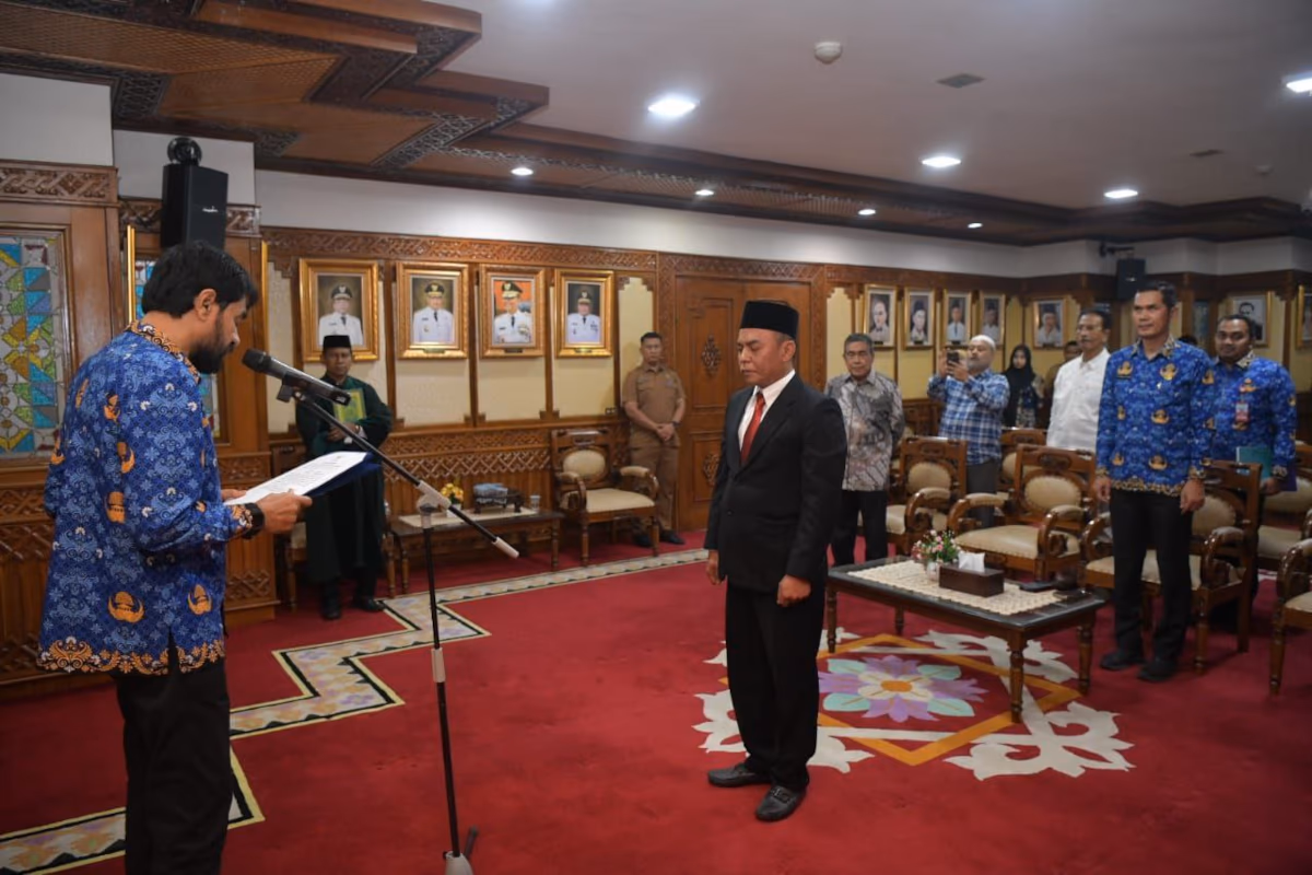 Pelantikan T Hendra Budiansyah