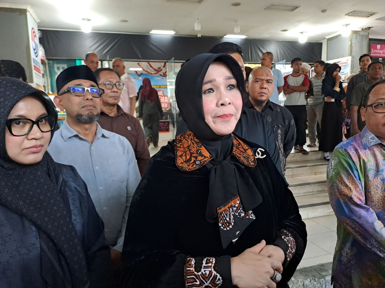 Wali Kota Illiza di Pasar Aceh