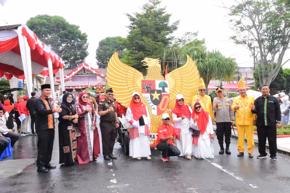 pawai budaya HUT RI Aceh Tengah1