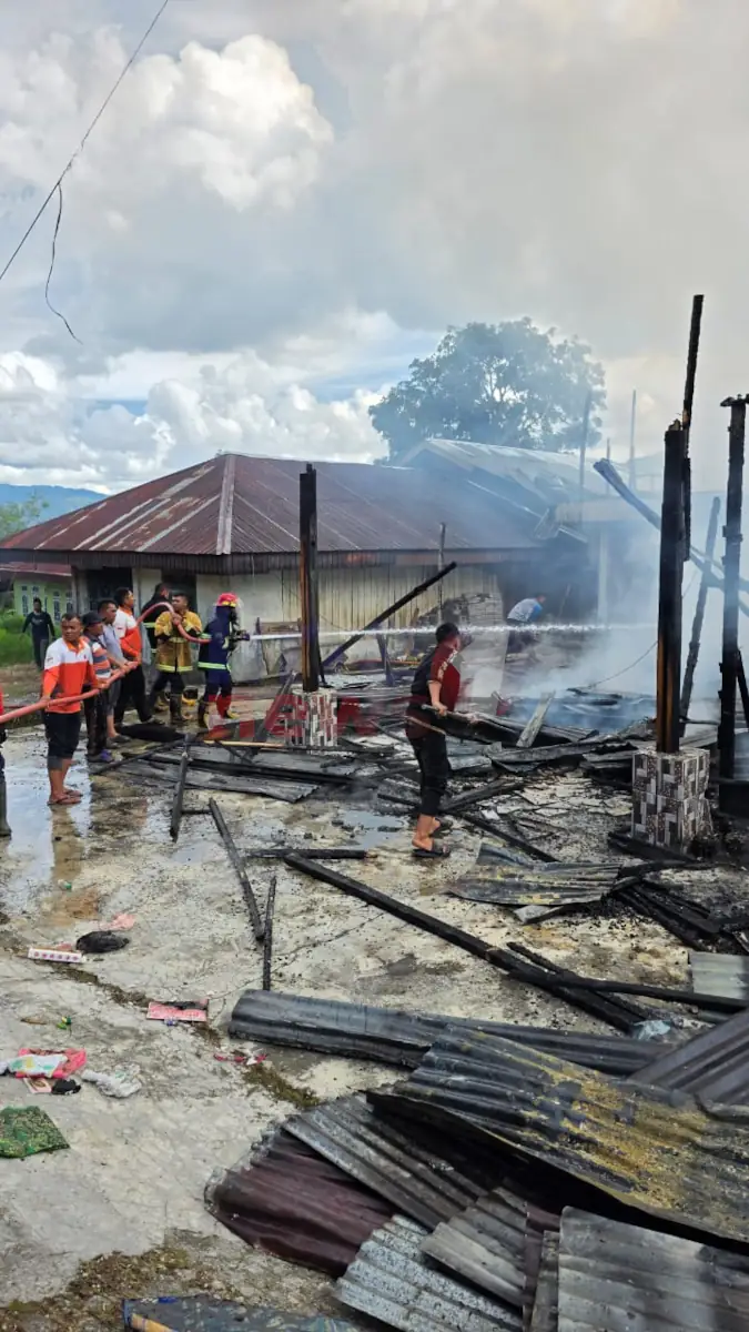 Kebakaran rumah warga Bies1