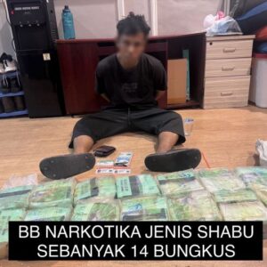 Kurir narkoba yang ditangkap di Langsa