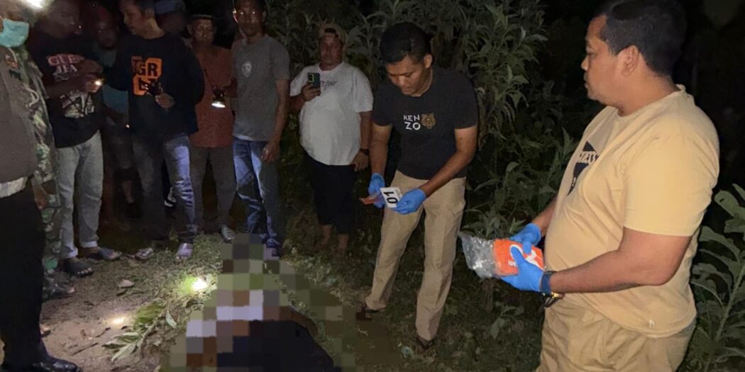 Olah TKP penemuan jasad lansia