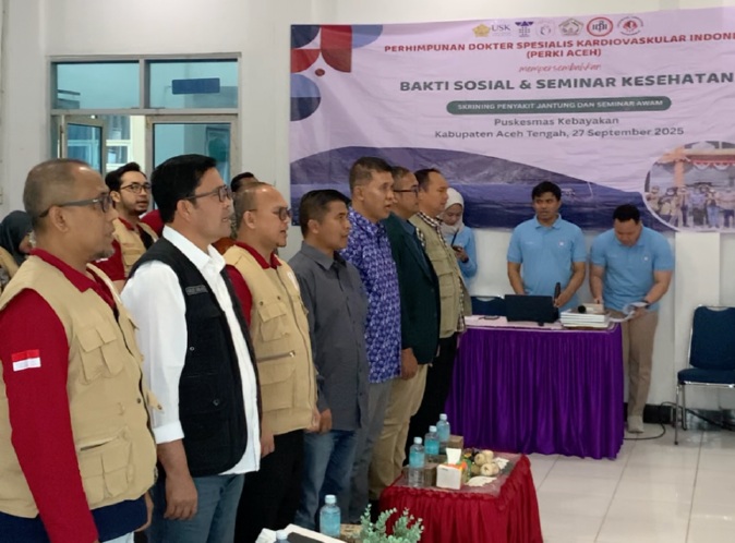 Peringati Hari Jantung di Aceh Tengah