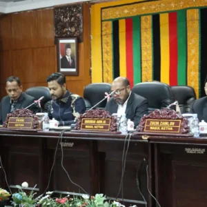 Rapat paripurna penyampaian Rancangan Perubahan KUA PPAS