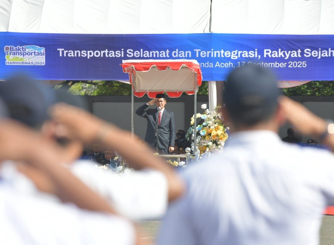Sekda Nasir inspektur upacara Harhubnas