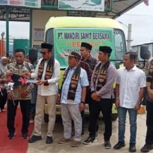 Peluncuran program CSR PT Mandiri Sawit Bersama