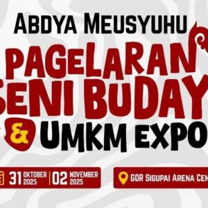 Seni budaya dan UMKM expo Abdya 2025