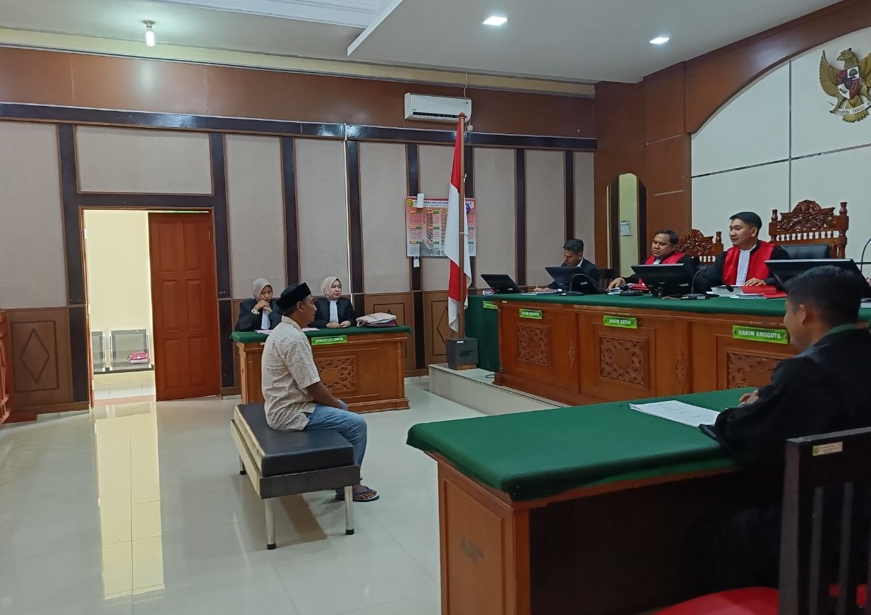 Sidang tuntutan JPU kepada Mustafa terdakwa sabu