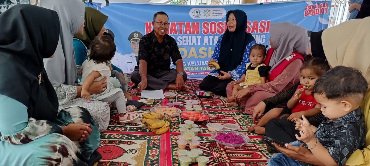 Sosialisasi menu Baduta dan Balita di Tanah Jambo Aye