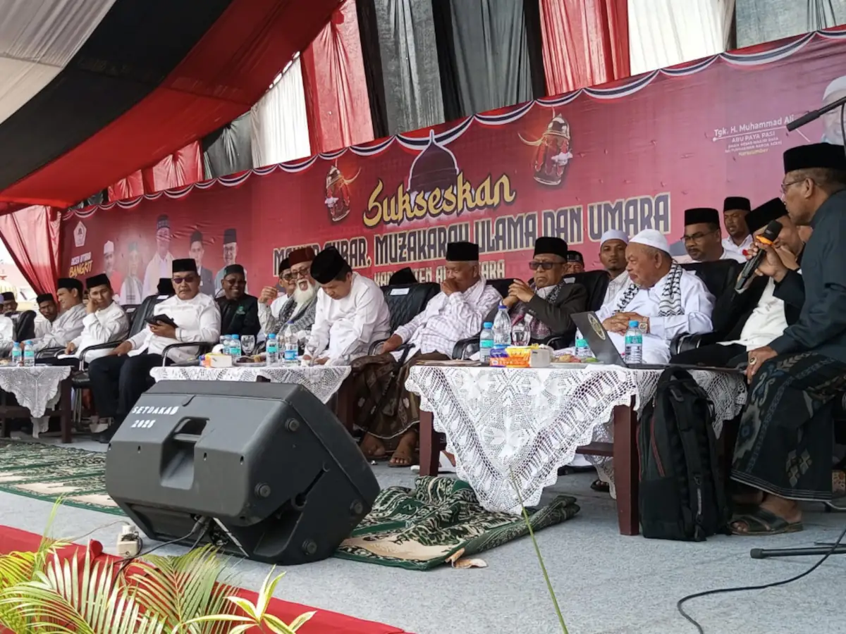 Suasana Muzakarah Ulama dan Umara Aceh Utara 2025