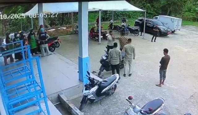 Tangkapan layar CCTV