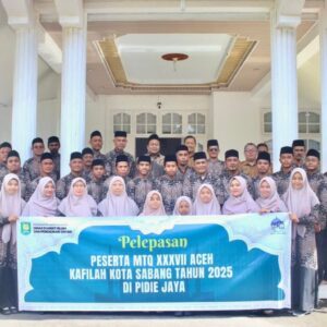 Wali Kota lepas Kafilah Sabang menuju MTQ Aceh di Pijay