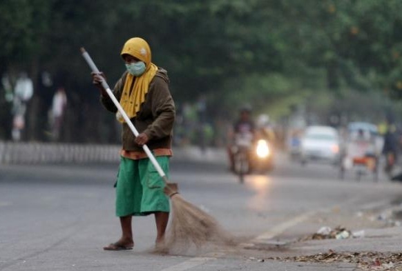 Ilustrasi tenaga kebersihan