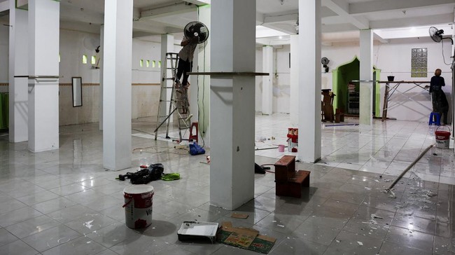 Masjid TKP ledakan SMA 72 Jakarta Utara