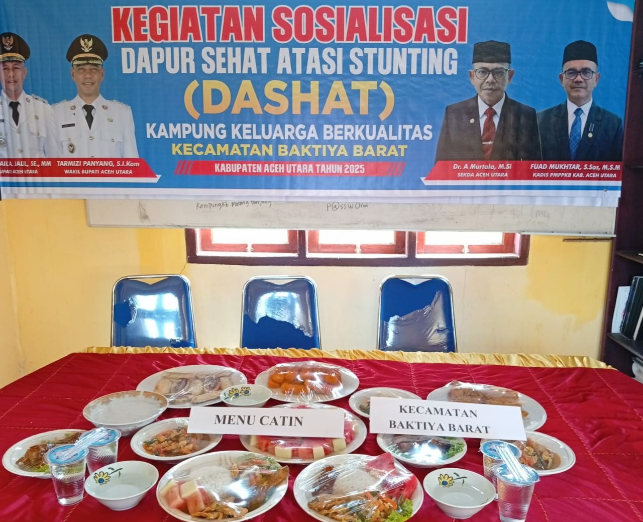 Menu Dashat bagi Catin di Baktiya Barat