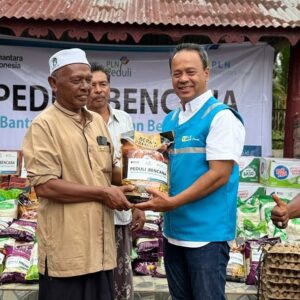 PLN NP Arun bantu korban banjir